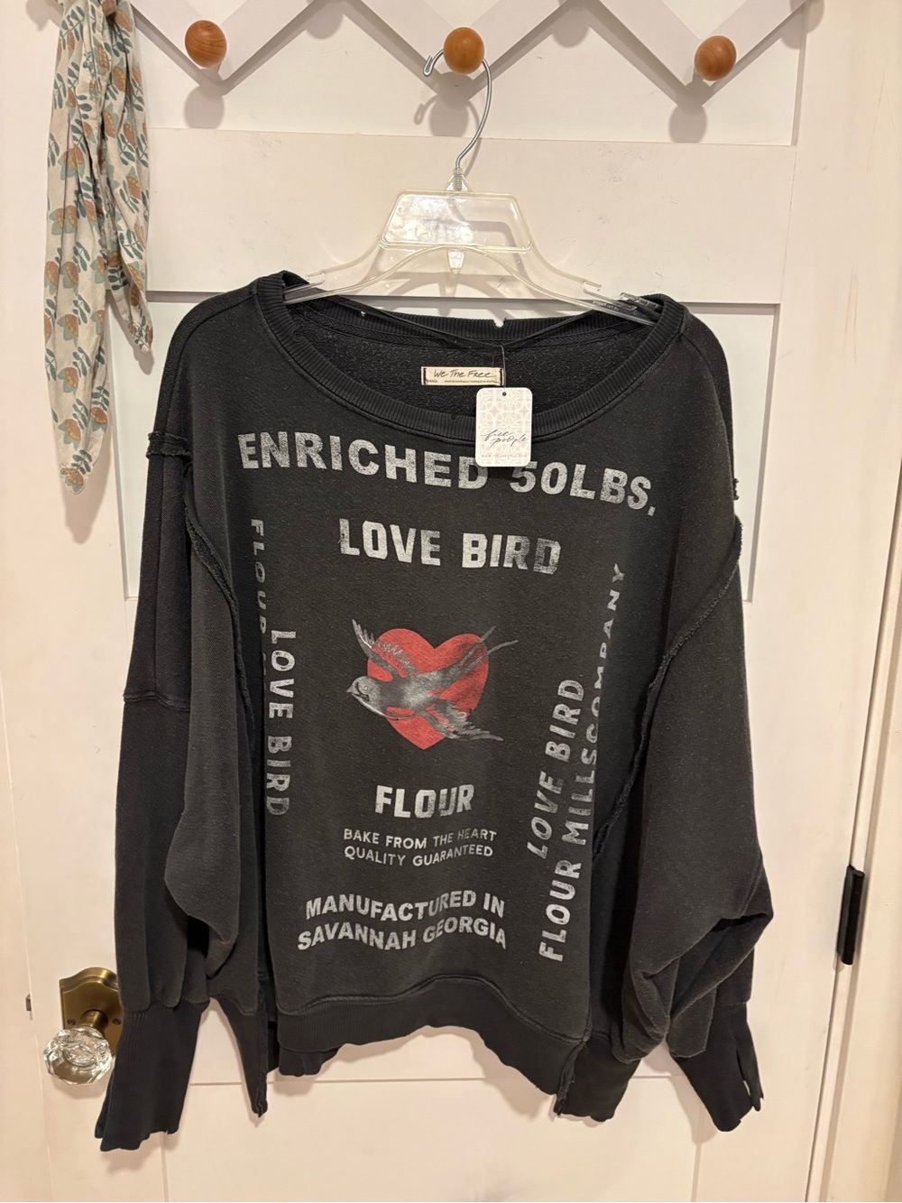 We The Free Camden Graphic Bird Combo Crewneck Sweatshirt - Picture 2 of 7